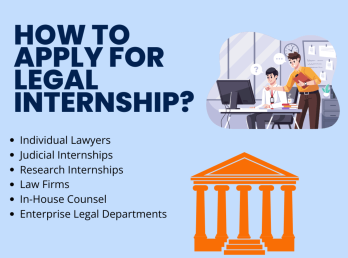How to apply for legal internship