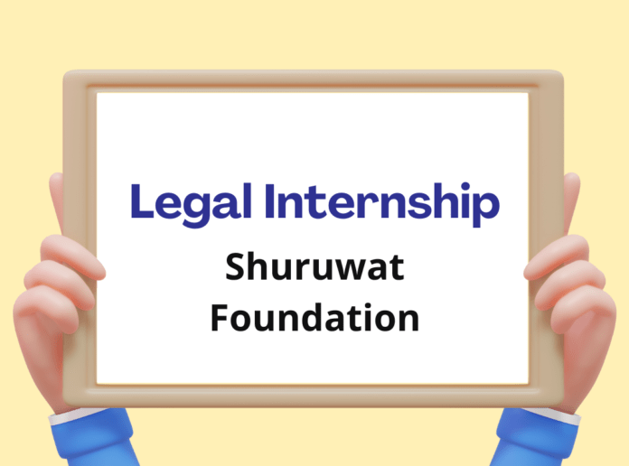 Virtual Internship Opportunity at Shuruwat Foundation