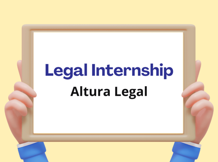 Altura Legal Internship: June 2024, Paid, Jaipur,