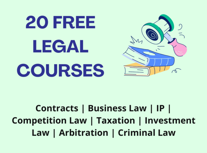 legal courses