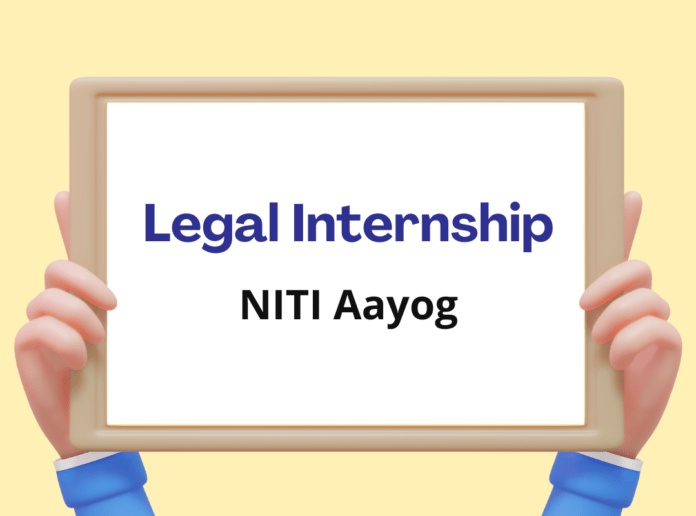 NITI Aayog Internship: June 2024 - New Delhi