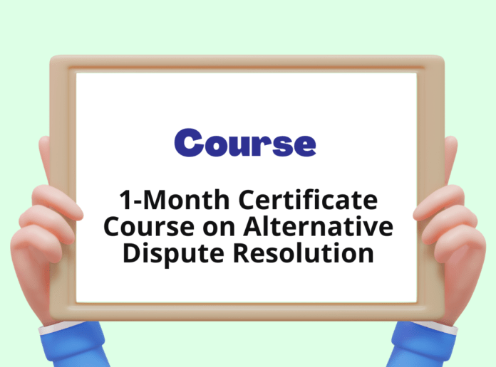 1-month certificate course