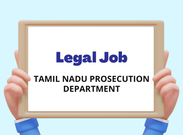 Tamil Nadu Prosecution Department